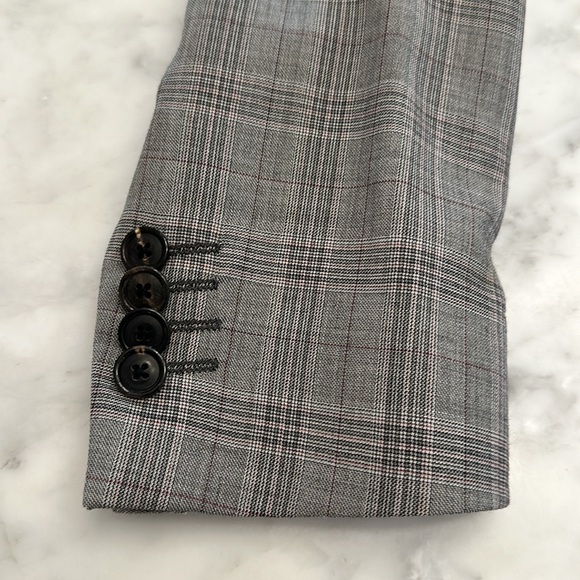 Paul Smith Light Grey Windowpane Suit - Size 36 - Picture 2 of 7